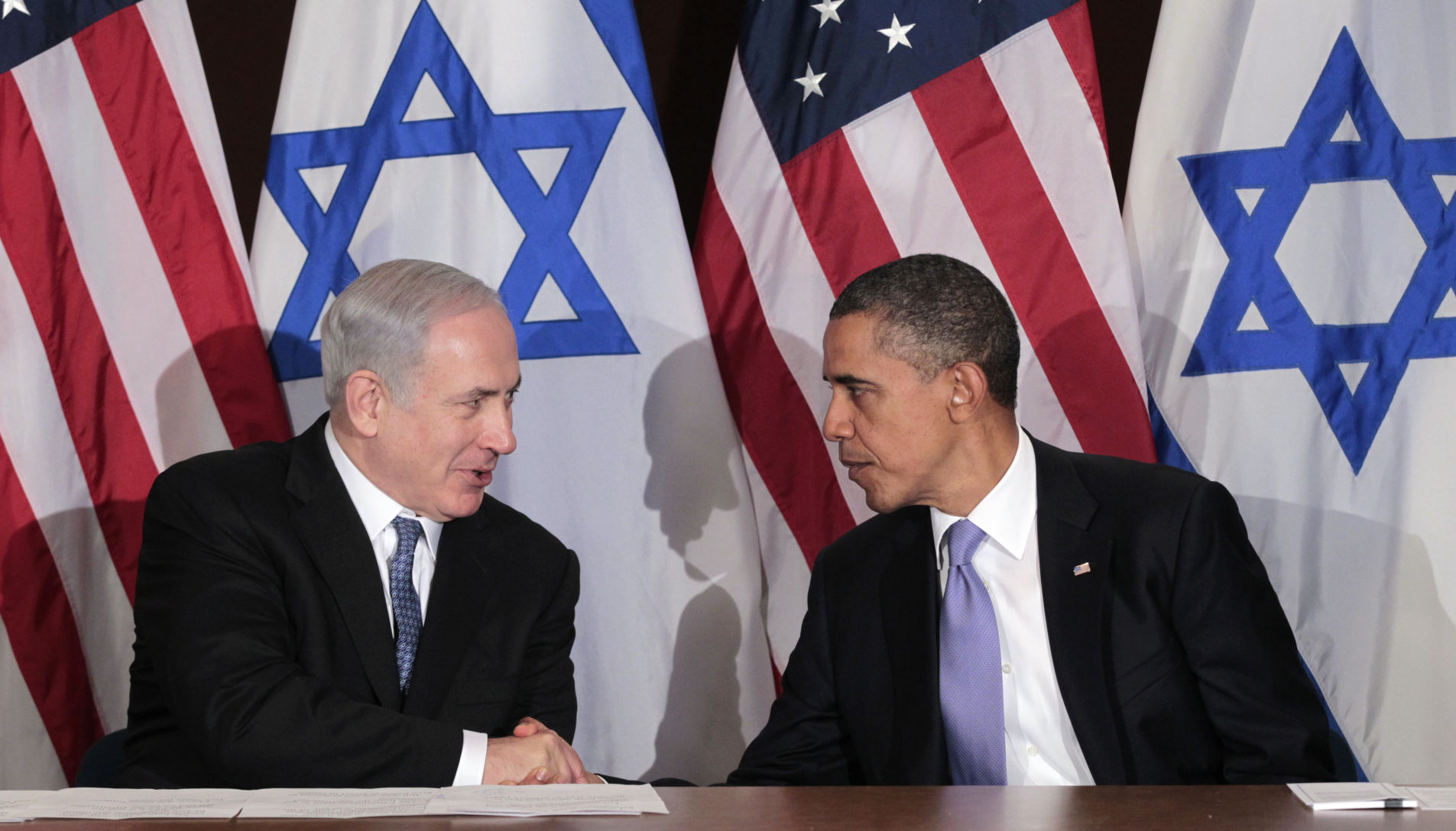 2010: Barack Obama and Benjamin Netanyahu